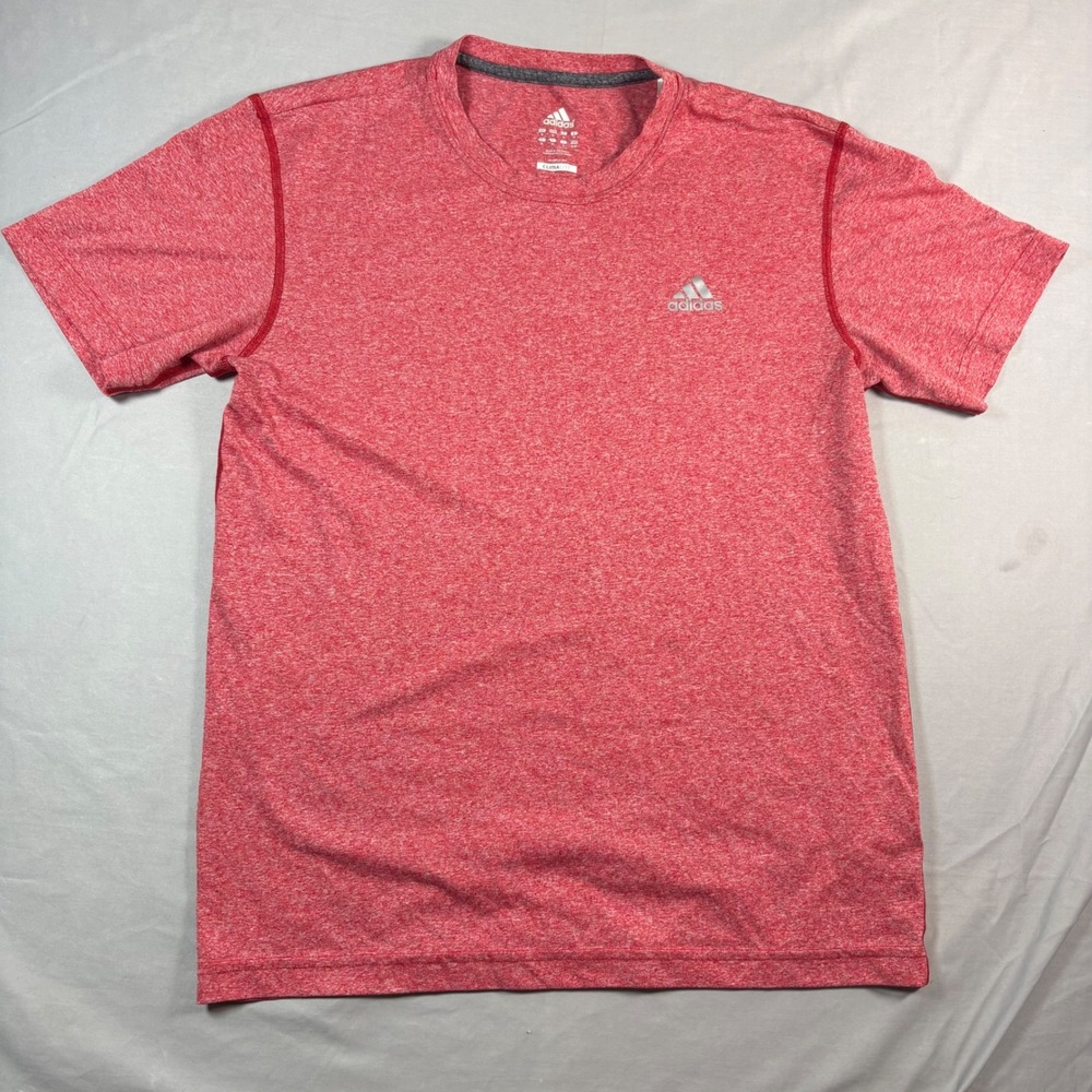 Adidas Climalite Heather Red Performance T-Shirt Mens Medium F87466 2013